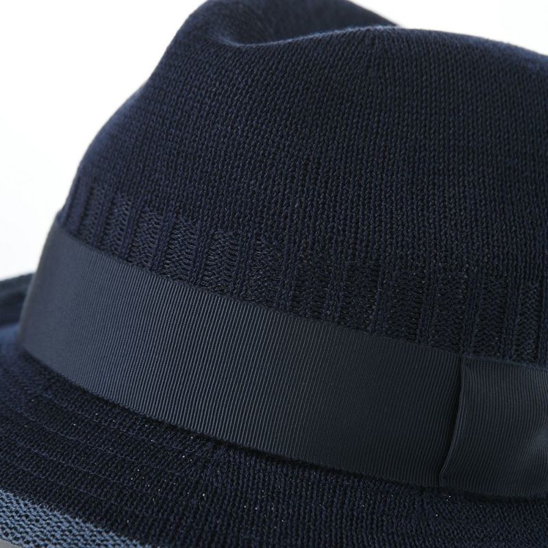 ステットソンのソフトハット SILK THERMO PIPING HAT（シルクサーモ パイピング ハット） SE761 ネイビー