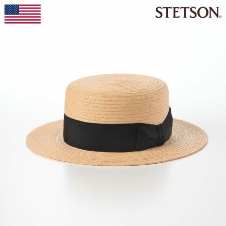 ステットソンのカンカン帽 JUTE BRAID KANKAN HAT（ジュートブレード カンカンハット） SE771 ベージュ