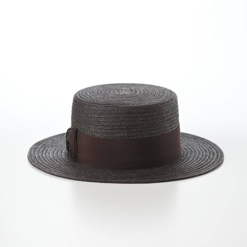 ステットソンのカンカン帽 JUTE BRAID KANKAN HAT（ジュートブレード カンカンハット） SE771 ブラウン