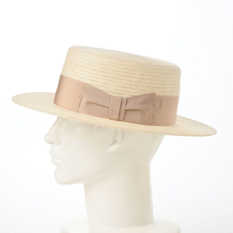 ステットソンのカンカン帽 JUTE BRAID KANKAN HAT（ジュートブレード カンカンハット） SE771 オフホワイト