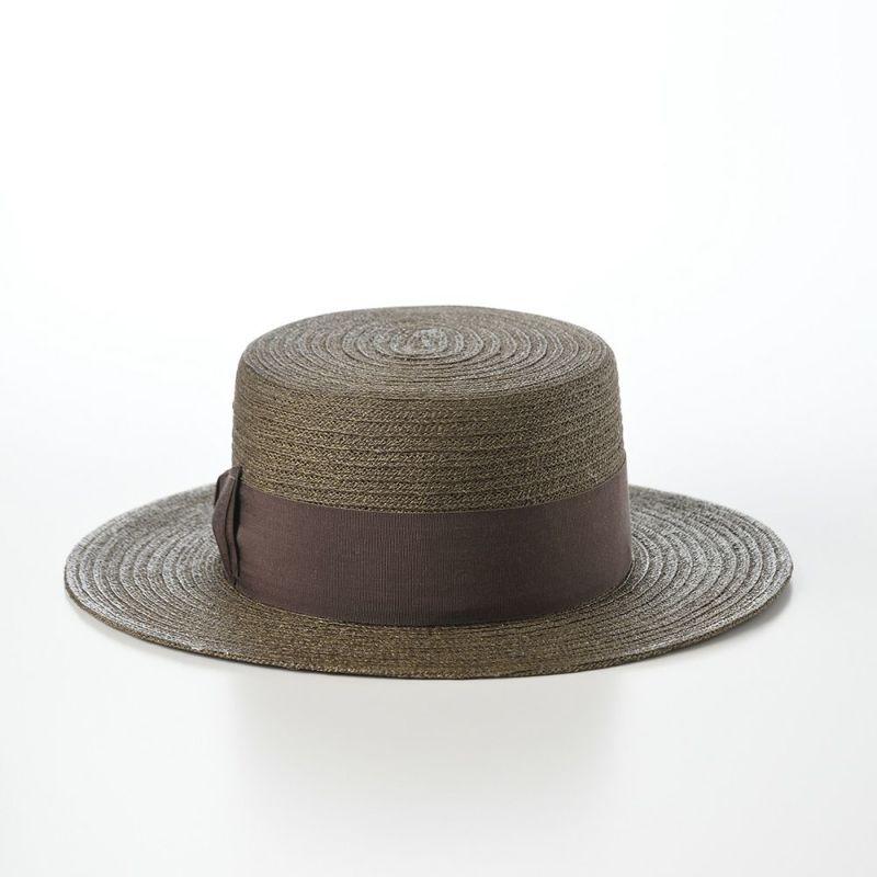 ステットソンのカンカン帽 JUTE BRAID KANKAN HAT（ジュートブレード カンカンハット） SE771 オリーブ