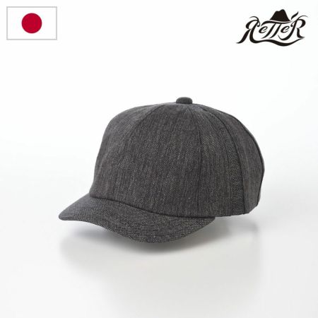 レッターのキャップ Japan Linen Cap（ジャパン リネン キャップ） ブラック