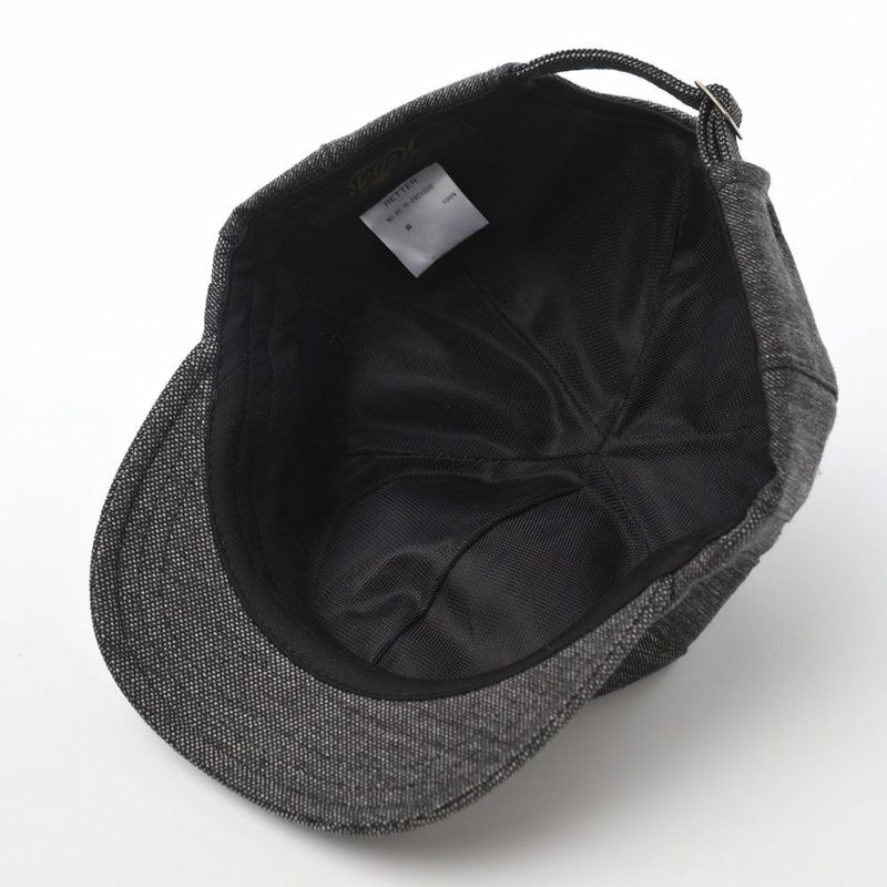 レッターのキャップ Japan Linen Cap（ジャパン リネン キャップ） ブラック