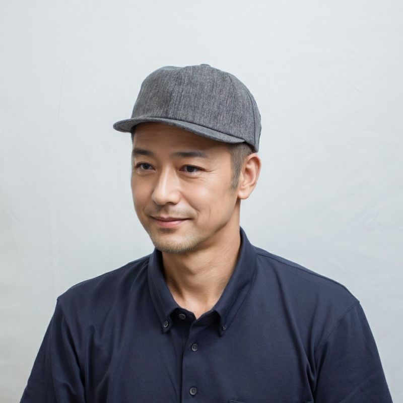 レッターのキャップ Japan Linen Cap（ジャパン リネン キャップ） ブラック