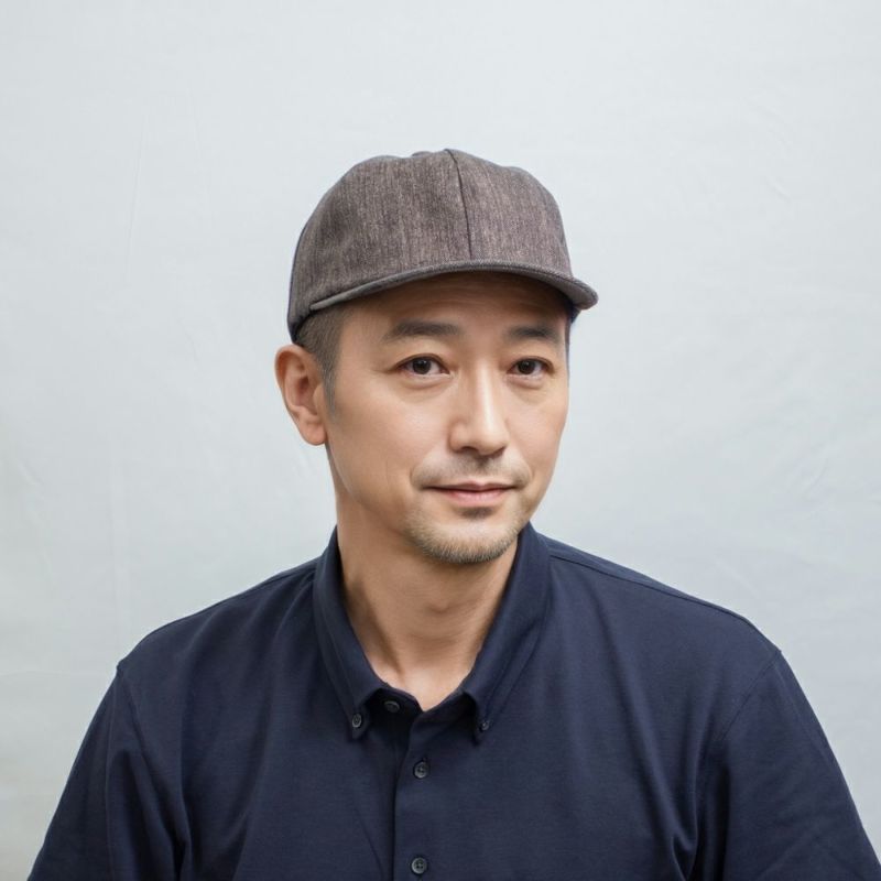 レッターのキャップ Japan Linen Cap（ジャパン リネン キャップ） ブラウン