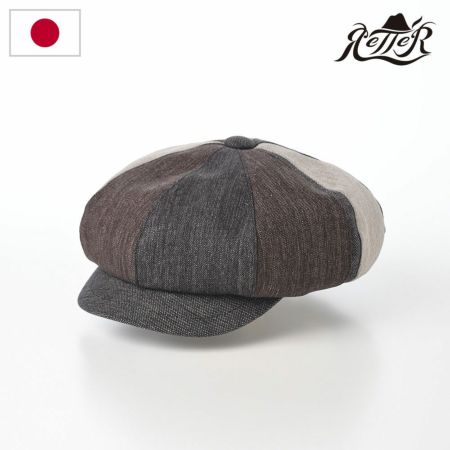 レッターのキャスケット Japan Linen Cas（ジャパン リネン キャス） ミックス