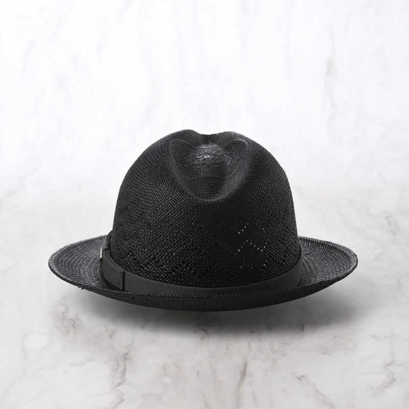 オメロ オルテガのパナマハット ZIG ZAG（ジグザグ） ブラック