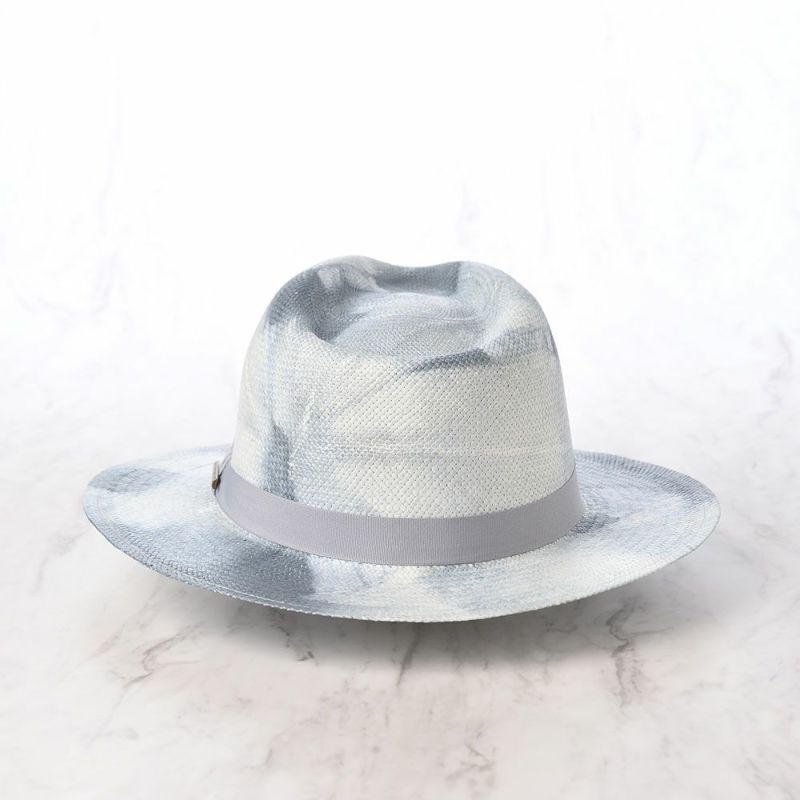 オメロ オルテガのパナマハット TIE DYE PANAMA（タイダイパナマ） ブルーグレー