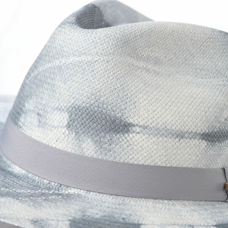 オメロ オルテガのパナマハット TIE DYE PANAMA（タイダイパナマ） ブルーグレー