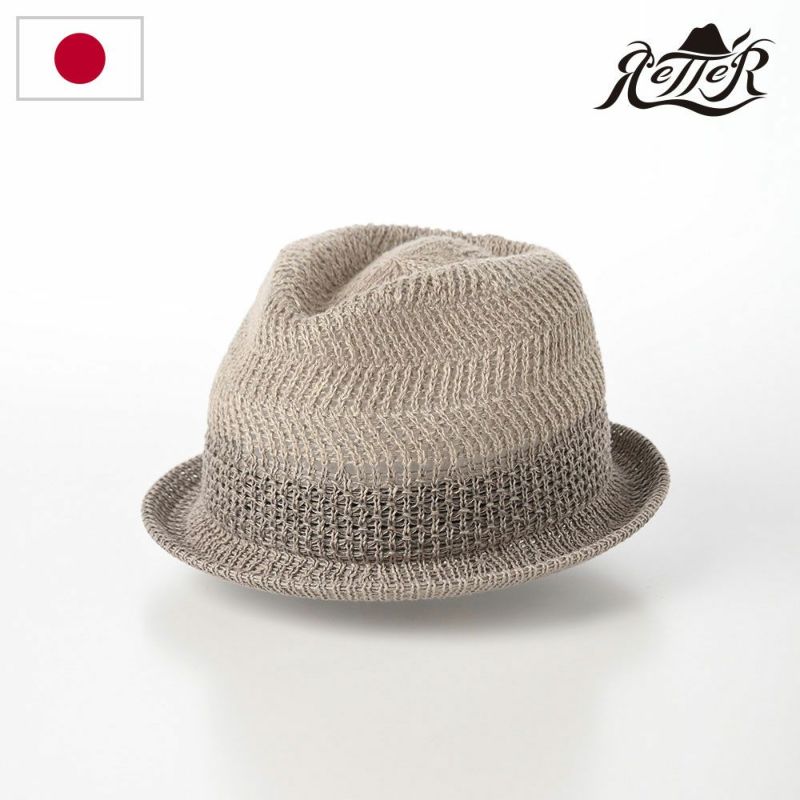 レッターのソフトハット Linen Pitch Hat（リネン ピッチ ハット） グレー