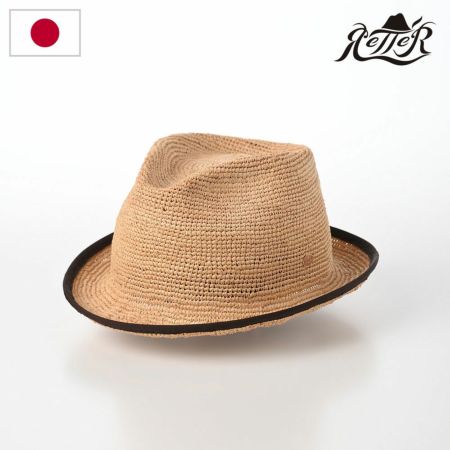 レッターのラフィアハット Raffia Hat（ラフィア ハット） ベージュ