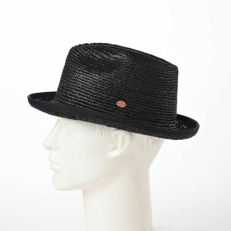 レッターのラフィアハット Raffia Hat（ラフィア ハット） ブラック