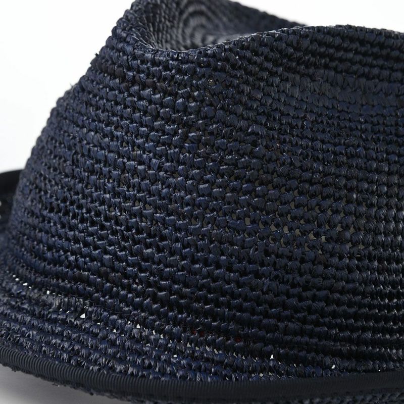 レッターのラフィアハット Raffia Hat（ラフィア ハット） ネイビー