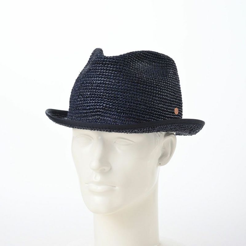 レッターのラフィアハット Raffia Hat（ラフィア ハット） ネイビー