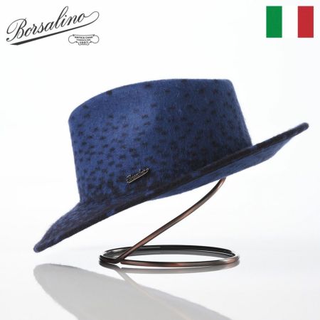 ボルサリーノのフェルトハット Jessy Knit Hat（ジェシー ニットハット）  17003 ブルー