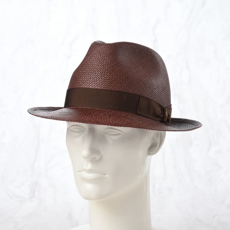 デッドストック品　Borsalino　パナマハット　ブラウン　キート QUITO パナマ キート ミディアムブリム – ボルサリーノ オンライン