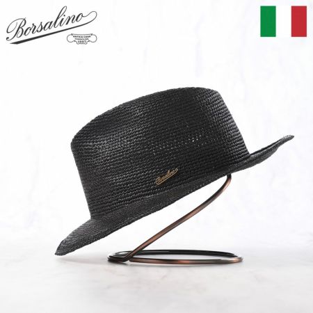 ボルサリーノのパナマハット Panama Crochet（パナマ クロシェ） 141248 ブラック