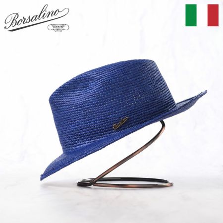 ボルサリーノのパナマハット Panama Crochet（パナマ クロシェ） 141248 ブルー