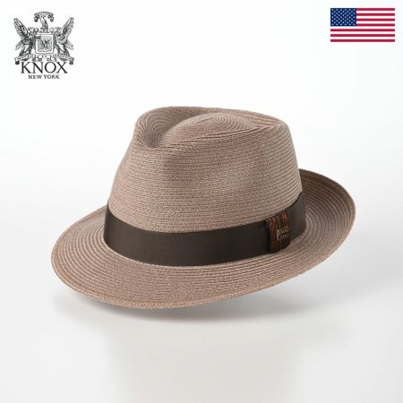 ノックスのブレードハット Linen Braid Hat（リネン ブレード ハット）PK モカ