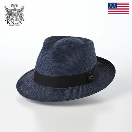 ノックスのブレードハット Linen Braid Hat（リネン ブレード ハット）PK ネイビー