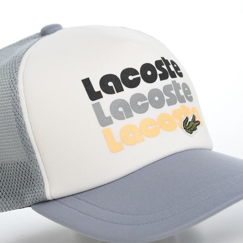 ラコステのキャップ PRINT MESH CAP（プリント メッシュキャップ） L1305 グレー