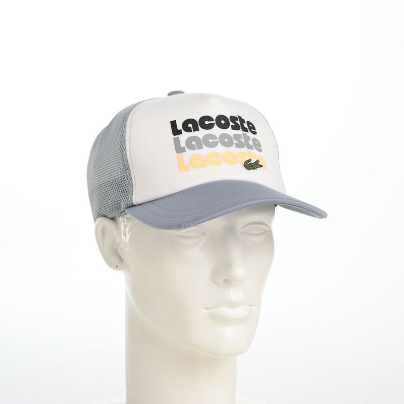 ラコステのキャップ PRINT MESH CAP（プリント メッシュキャップ） L1305 グレー