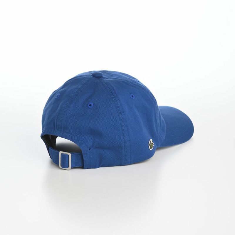 ラコステのキャップ WASHED LOGO CAP（ウォッシュドロゴ キャップ） L1316 ブルー