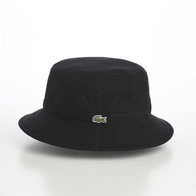 ラコステのバケットハット KANOKO BUCKET HAT（カノコ バケットハット） L1311 ブラック