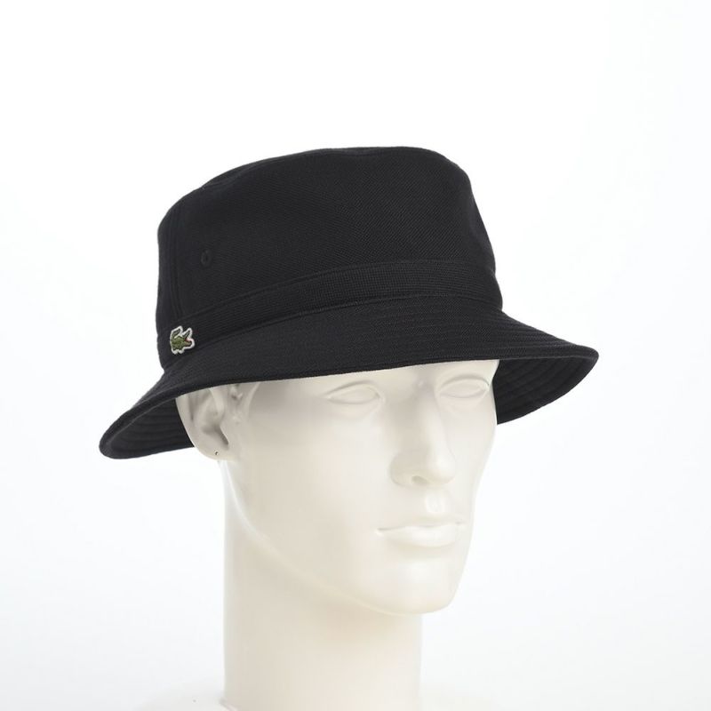 ラコステのバケットハット KANOKO BUCKET HAT（カノコ バケットハット） L1311 ブラック