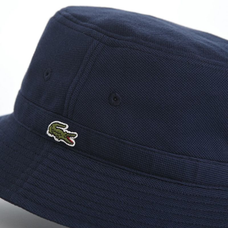 ラコステのバケットハット KANOKO BUCKET HAT（カノコ バケットハット） L1311 ネイビー