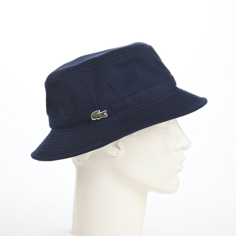 ラコステのバケットハット KANOKO BUCKET HAT（カノコ バケットハット） L1311 ネイビー