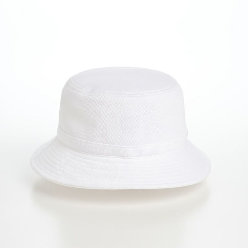 ラコステのバケットハット KANOKO BUCKET HAT（カノコ バケットハット） L1311 ホワイト