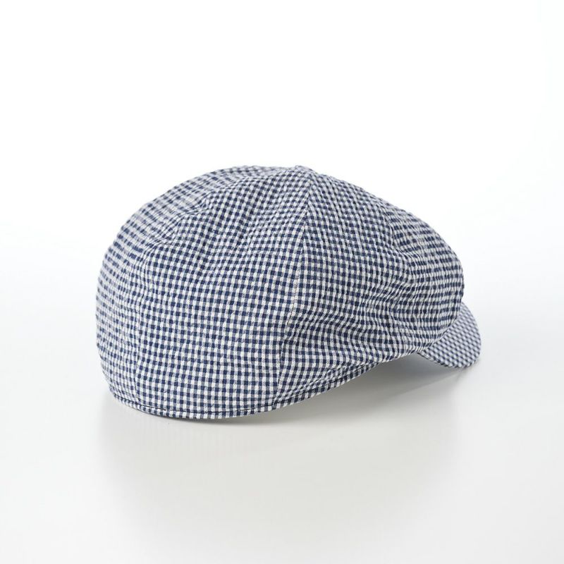 ヴィゲーンズのキャスケット Newsboy Classic Cap Seersucker（ニュースボーイ クラシックキャップ シアサッカー）W101895 チェック