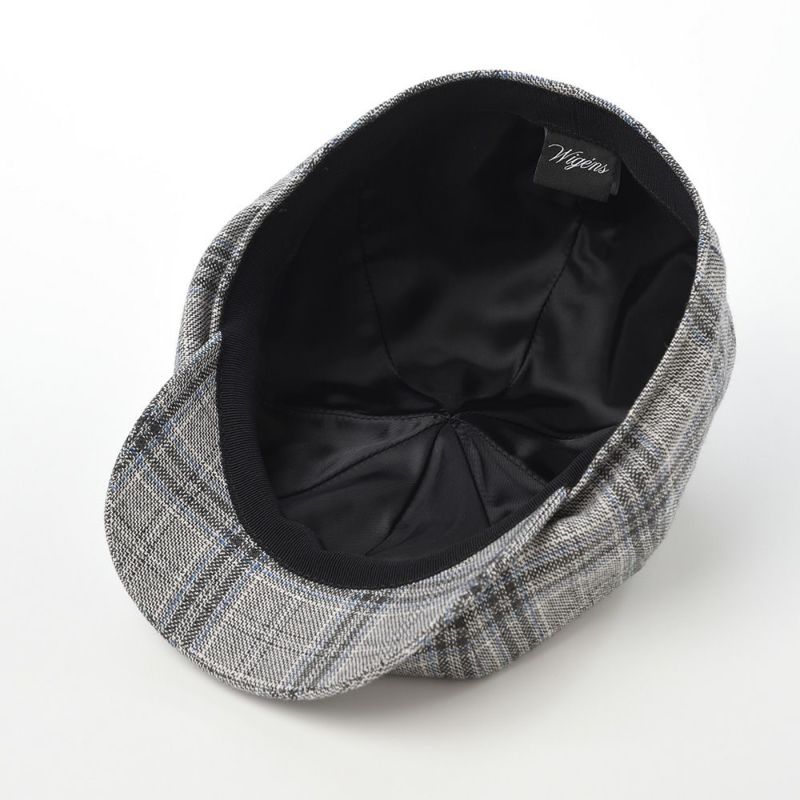 ヴィゲーンズのキャスケット Newsboy Classic Cap Soft Check（ニュースボーイクラシックキャップ ソフトチェック）W101868 グレー