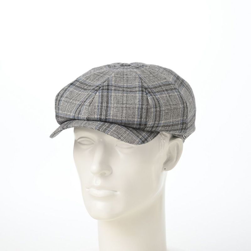 ヴィゲーンズのキャスケット Newsboy Classic Cap Soft Check（ニュースボーイクラシックキャップ ソフトチェック）W101868 グレー