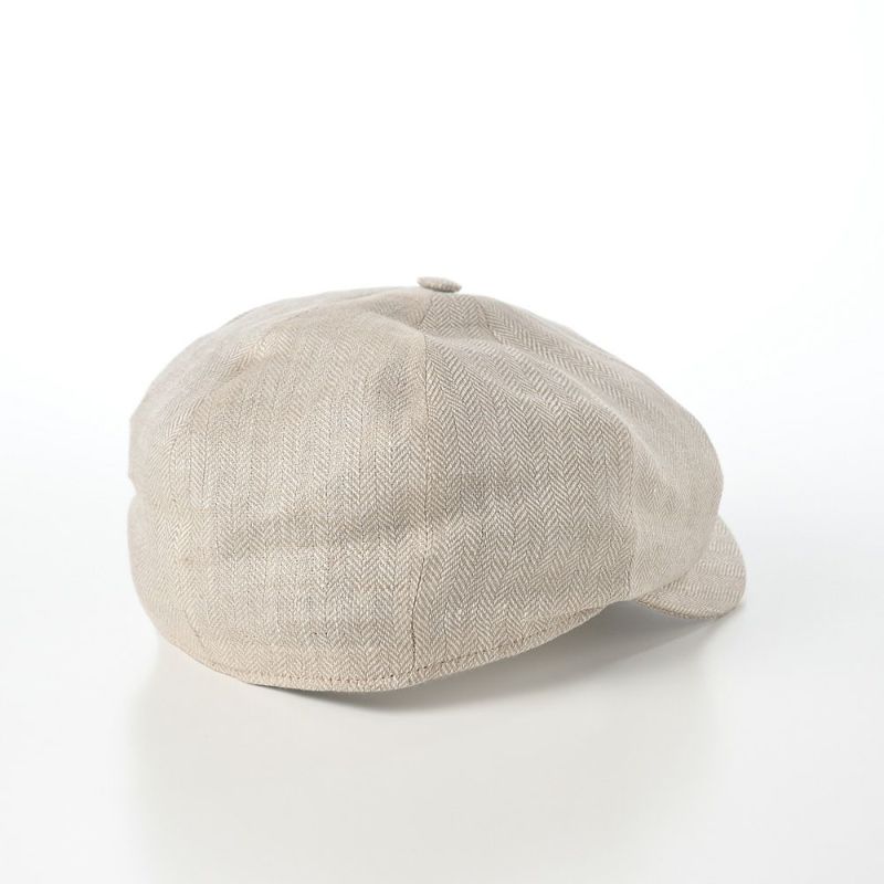 ヴィゲーンズのキャスケット Newsboy Classic Cap Herringbone Linen（ニュースボーイクラシックキャップ ヘリンボーンリネン）W101596 エクリュ