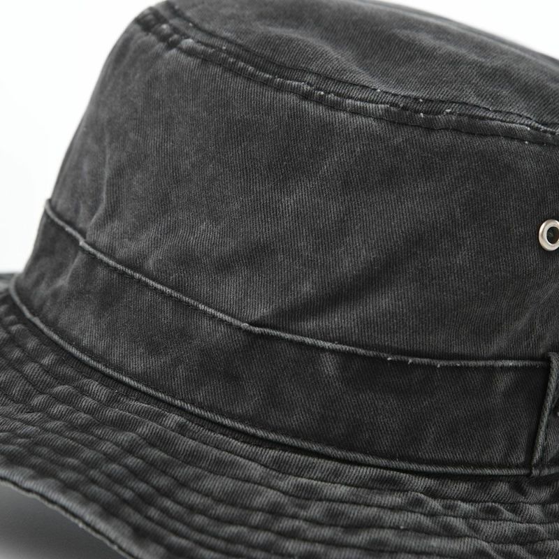 ヴィゲーンズのバケットハット Cotton Twill Bucket Hat（コットンツイル バケットハット）W140222 ブラック