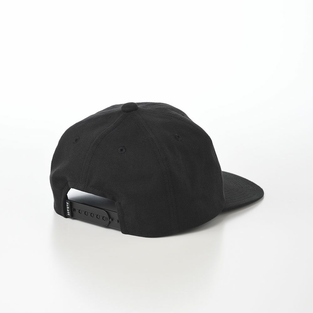ショットのキャップ CHAIN EMBROIDERY 6P CAP（チェーンエンブロイダリー 6P キャップ） SC061 ブラック