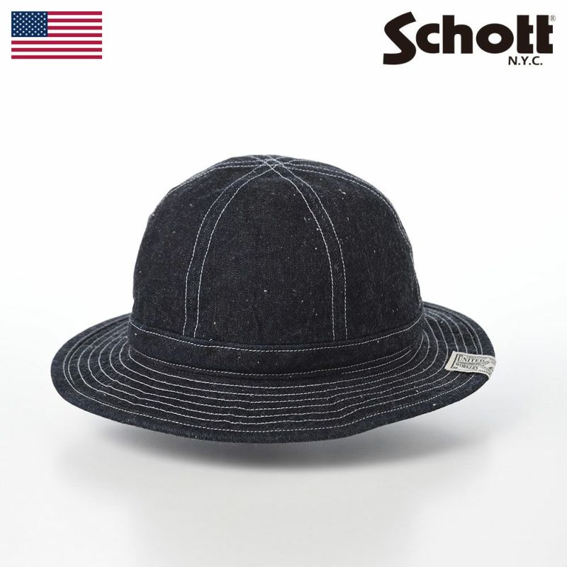 ショットのメトロハット DENIM METORO HAT（デニム メトロハット） SC064 ネイビー