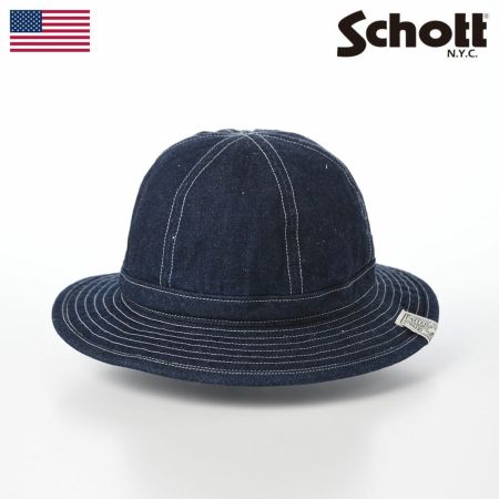 ショットのメトロハット DENIM METORO HAT（デニム メトロハット） SC064 ブルー