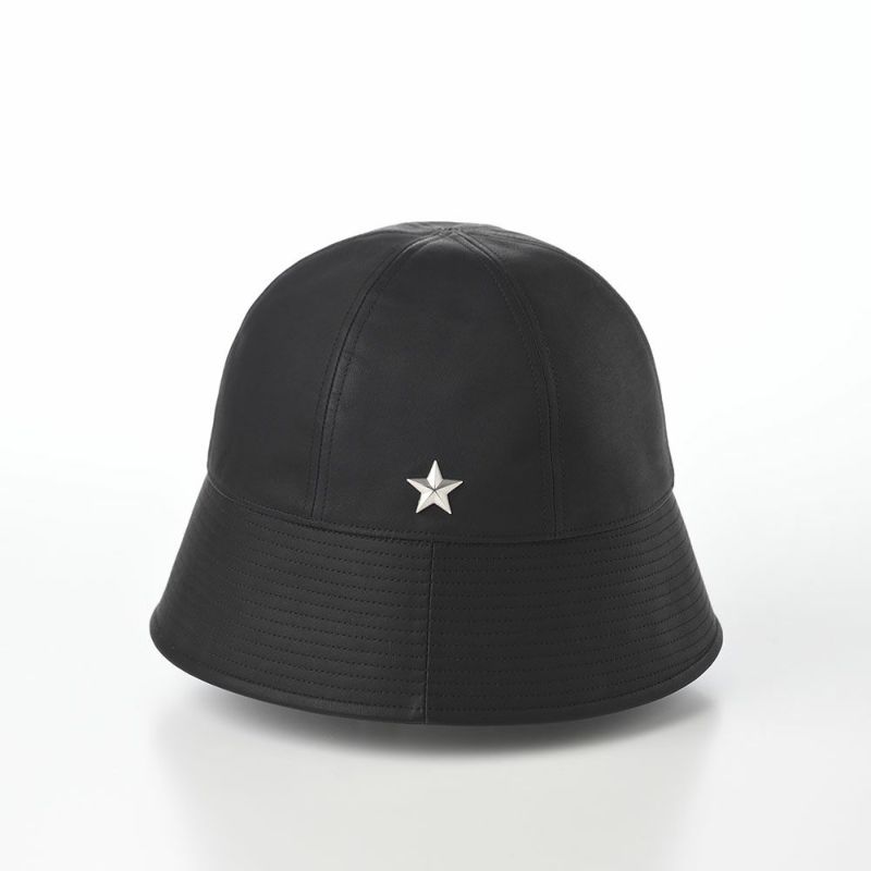 ショットのセーラーハット ONE STAR LEATHER SAILOR HAT（ワンスター レザー セーラーハット） SC091 ブラック