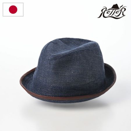 レッターのソフトハット Asakarami Hat（アサカラミハット） ネイビー