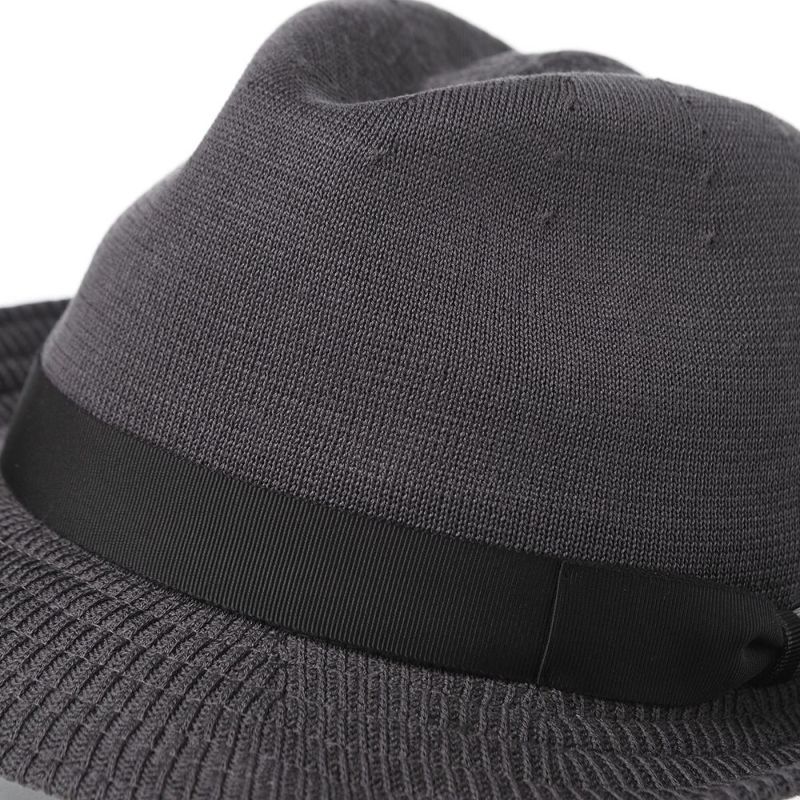 レッターのソフトハット Silk Knit Hat（シルク ニット ハット） チャコール