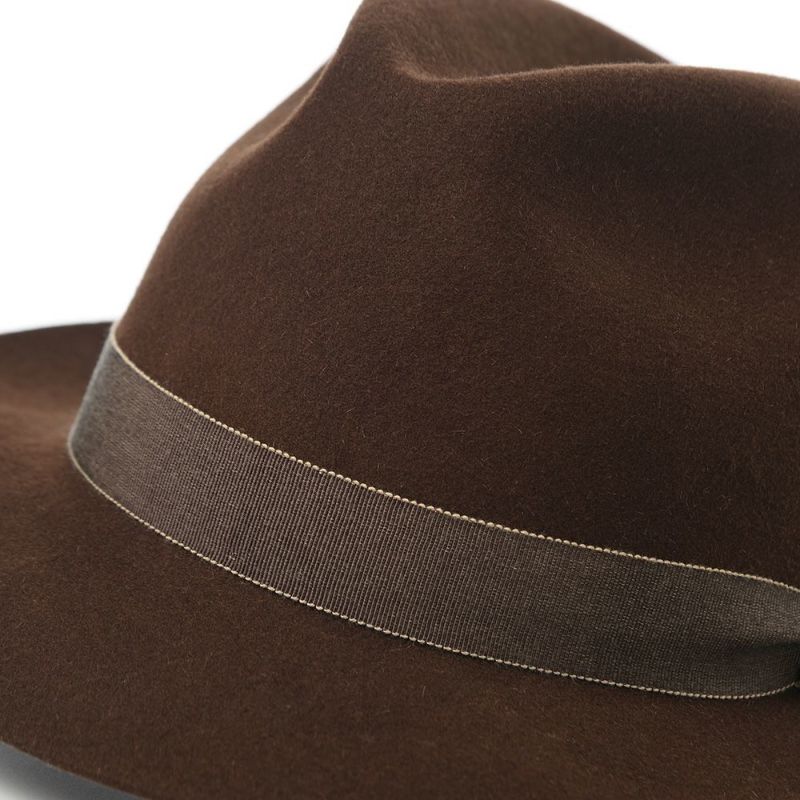 ガリュープラネットのフェルトハット Mixfur Felt Hat（ミックスファー フェルトハット）671 ブラウン