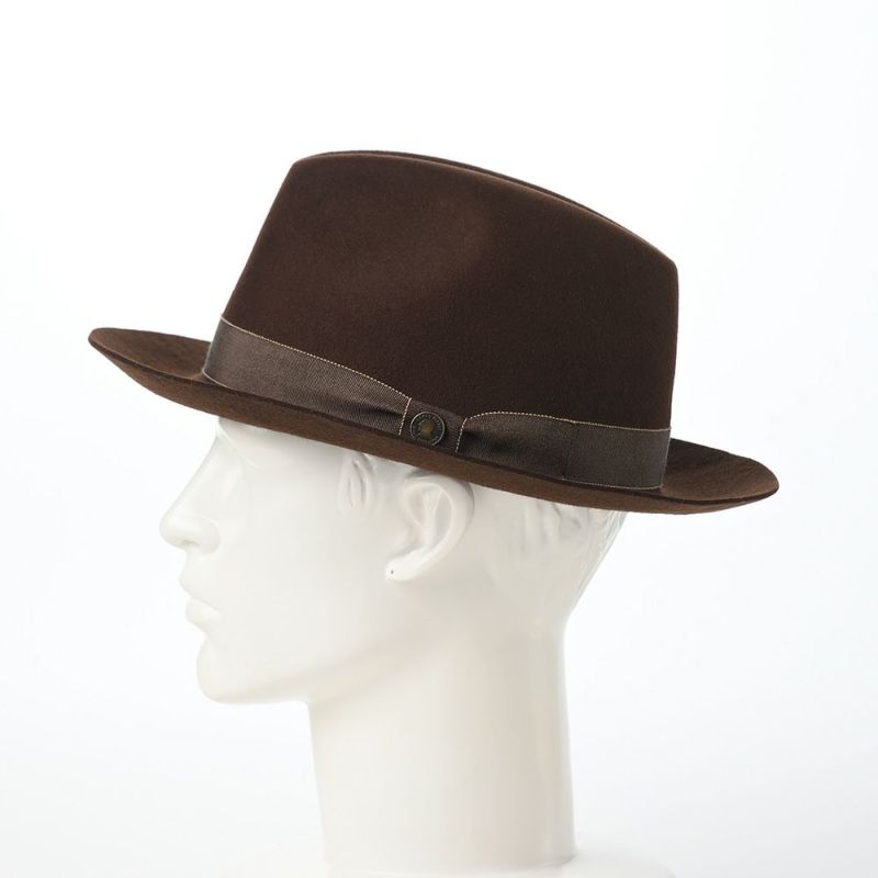 ガリュープラネットのフェルトハット Mixfur Felt Hat（ミックスファー フェルトハット）671 ブラウン