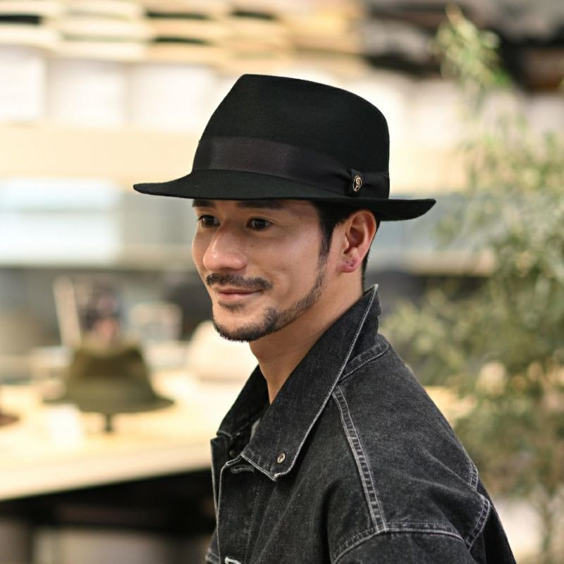 ガリュープラネットのフェルトハット Classic Felt Hat（クラシックフェルトハット）812 ブラック
