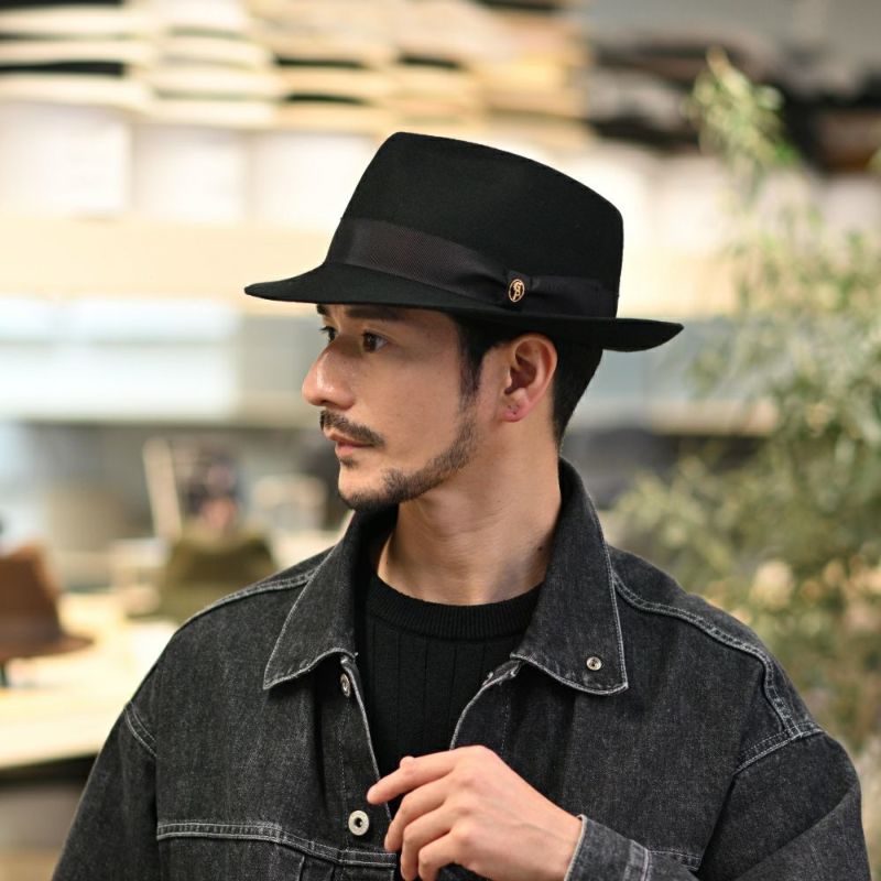 ガリュープラネットのフェルトハット Classic Felt Hat（クラシックフェルトハット）812 ブラック