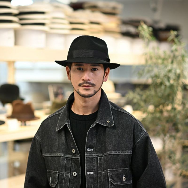 ガリュープラネットのフェルトハット Classic Felt Hat（クラシックフェルトハット）812 ブラック
