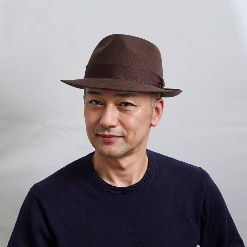 ガリュープラネットのフェルトハット Classic Felt Hat（クラシックフェルトハット）812 ブラウン