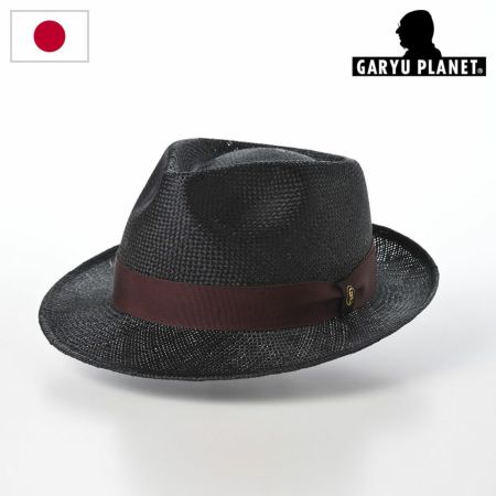 ガリュープラネットのストローハット Classic Kenma Hat（クラシック ケンマ ハット）777 ブラック